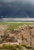 Storm in the Air in Badlands National Park, South Dakota - Blank 150 Page Lined Journal for Your Thoughts, Ideas, and Inspiration (Paperback) - Unique Journal Photo