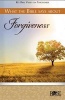 What the Bible Says about Forgiveness 5pk - Key Bible Verses on Forgiveness (Counterpack  empty) - Rose Publishing Photo