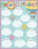 Up and Away Birthday Chart (Poster) - Carson Dellosa Publishing Photo