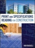 Print and Specifications Reading for Construction - with CD-rom (Hardcover) - Ron Russell Photo