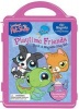 Littlest Pet Shop Playtime Friends Book & Magnetic Play Set (Paperback) -  Photo