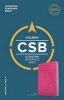 CSB Ultrathin Reference Bible, Pink Leathertouch (Leather / fine binding) - Holman Bible Staff Photo