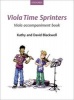 Viola Time Sprinters Viola Accompaniment Book (Sheet music) - Kathy Blackwell Photo