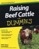 Raising Beef Cattle For Dummies (Paperback) - Scott Royer Photo