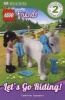 DK Readers L2: Lego Friends: Let's Go Riding! (Paperback) - Catherine Saunders Photo