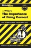 CliffsNotes on Wilde's "The Importance of Being Earnest" (Paperback) - Susan Van Kirk Photo