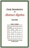 Early Introduction to Abstract Algebra (Hardcover) - Paul Hill Photo