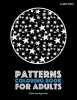 Patterns Coloring Book for Adults - Black Background (Paperback) - Art Therapy Coloring Photo