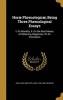 Horae Phrenologicae; Being Three Phrenological Essays - I. on Morality. II. on the Best Means of Obtaining Happiness. III. on Veneration (Hardcover) - John 1805 1869 Epps Photo