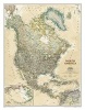 North America Executive, Laminated - Wall Maps Continents (Sheet map) - National Geographic Maps Photo