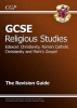 GCSE Religious Studies Edexcel Christianity, RC & Mark's Gospel Revision Guide (A*-G Course) (Paperback) - CGP Books Photo