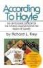 According to Hoyle (Paperback, Reissue) - Richard Frey Photo