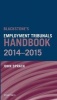 Blackstone's Employment Tribunals Handbook 2014-15 (Paperback) - John Sprack Photo