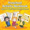 Preschool Activity Workbook Ages 4 & Up - Word & Math Games (Paperback) - Speedy Publishing LLC Photo