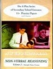 Non-verbal Reasoning (volume No) Multiple Choice Format, v. 2 - The a Plus Series of Secondary School Entrance 1st Practice Papers (with Answers) (Paperback) - Mark Chatterton Photo