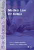 Blackstone's Statutes on Medical Law (Paperback, 8th Revised edition) - Anne E Morris Photo