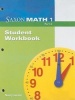 Saxon Math 1 Part 2, Student Workbook (Paperback, Workbook) - Nancy Larson Photo