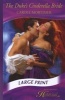 The Duke's Cinderella Bride (Large print, Hardcover, Large print library ed) - Carole Mortimer Photo