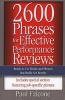 2600 Phrases for Effective Performance Reviews - Ready-to-use Words and Phrases That Really Get Results (Paperback) - Paul Falcone Photo