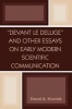 Devant Le Deluge and Other Essays on Early Modern Scientific Communication (Paperback, New) - David A Kronick Photo