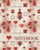 Christmas Notebook, Holiday Notebook, Journal & Notes, Christmas Jotter Book (Happy Christmas Hearts) - Happy Holiday Notes, Merry Christmas Notebook (Paperback) - N Brown Photo