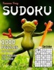 Famous Frog Sudoku, 1,000 Puzzles with Solutions, 500 Medium and 500 Hard - Improve Your Playing with This Two Level Book (Paperback) - Dan Croker Photo