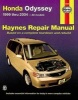 Honda Odyssey Automotive Repair Manual (Paperback) - Max Haynes Photo