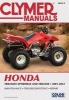 Clymer Manuals Honda - TRX250EX, SPORTRAX/TRX250X 2001-2012 (Paperback, 2nd) - Jon Engleman Photo