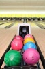 Colorful Tenpin Bowling Balls in a Bowling Alley Journal - 150 Page Lined Notebook/Diary (Paperback) - Cs Creations Photo