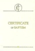 United Methodist Certificate of Baptism, Package of 3 (Miscellaneous printed matter) - Abingdon Press Photo