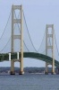 A Cool View of Historic Mackinac Suspension Bridge Michigan USA Journal - 150 Page Lined Notebook/Diary (Paperback) - Cs Creations Photo