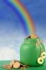 Riches at the End of the Rainbow Journal - Pot of Gold - 150 Page Lined Notebook/Diary (Paperback) - Cool Image Photo