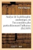 Analyse de La Philosophie Anatomique, Ou L'On Considere Plus Particulierement L'Influence - Qu'aura CET Ouvrage Sur L'Etat Actuel de La Physiologie Et de L'Anatomie (French, Paperback) - Flourens P Photo