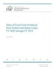 Sales of Fossil Fuels Produced from Federal and Indian Lands, Fy 2003 Through Fy 2014 (Paperback) - U S Energy Information Administration Photo