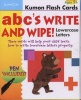 ABC's Write and Wipe! - Lowercase Letters (Cards) - Kumon Publishing Photo