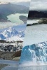 An Alaskan Glacier Collage, for the Love of Alaska - Blank 150 Page Lined Journal for Your Thoughts, Ideas, and Inspiration (Paperback) - Unique Journal Photo