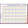 The Dodo Monthly Muddle Manager Pad - A3 Desk Sized Monthly-Calendar-Jotter-Doodle-Tear-off-Notepad (Loose-leaf) - Rebecca Jay Photo