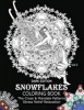 Snowflake Coloring Book Dark Edition Vol.2 - The Cross & Mandala Patterns Stress Relief Relaxation (Paperback) - Snowflake Cross Photo