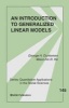 An Introduction to Generalized Linear Models (Paperback) - George Henry Dunteman Photo