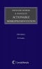 Spencer Bower & Handley: Actionable Misrepresentation (Hardcover, 5th Revised edition) - KR Handley Photo