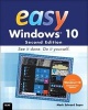 Easy Windows 10 (Paperback, 2nd annotated edition) - Mark Edward Soper Photo