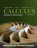 Calculus - Single and Multivariable (Paperback, 6th International student edition) - Deborah Hughes Hallett Photo