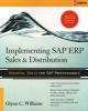 Implementing SAP ERP Sales and Distribution (Paperback) - Glynn C Williams Photo