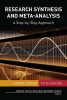 Research Synthesis and Meta-Analysis - A Step-by-Step Approach (Paperback, 5th Revised edition) - Harris M Cooper Photo