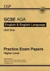 GCSE English AQA Practice Papers - Higher (A*-G Course) (Paperback) - CGP Books Photo