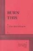 Burn This (Paperback) - Lanford Wilson Photo