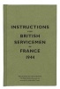 Instructions for British Servicemen in France, 1944 (Hardcover, Illustrated Ed) -  Photo