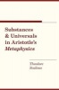 Substances and Universals in Aristotle's "Metaphysics" (Paperback) - Theodore Scaltsas Photo