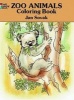 Zoo Animals Colouring Book (Hardcover) - Jan Sovak Photo