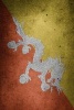 Cool Bhutan Flag - Blank 150 Page Lined Journal for Your Thoughts, Ideas, and Inspiration (Paperback) - Unique Journal Photo